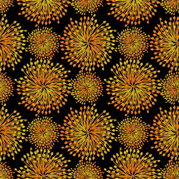 Pürüzsüz yonca desenli sarı güneş