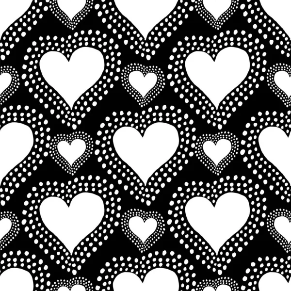 Kızıl Kalp şekillerinin kusursuz deseni