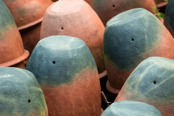 Terracotta Terra Cotta Terra Cotta Een Soort Aardewerk Een Klei — Stockfoto