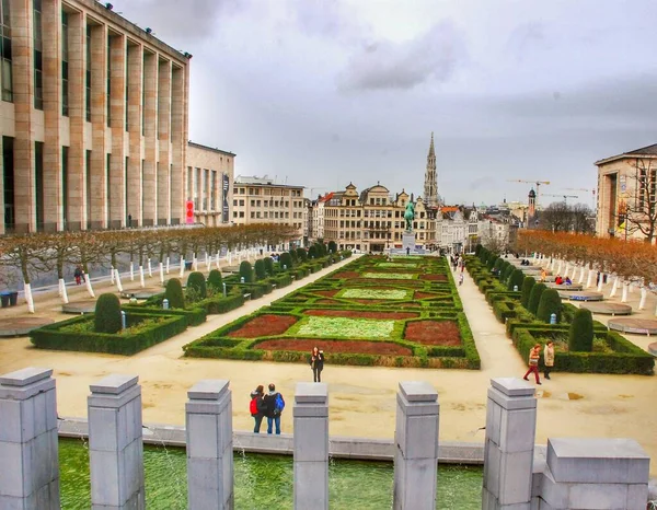 Vackra Centrala Torget Bryssel — Stockfoto