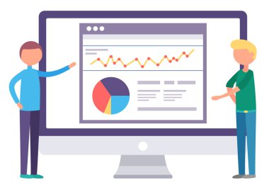 Grafik Vektörü ile Web Sitesi Araştırmacısı