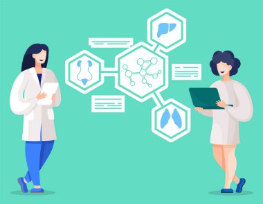 Tıbbi İşçiler Hasta Tanılama Vektörünü Okuyor
