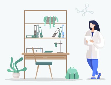 Kimyacı Öğrencinin Çalışma Yeri, Laboratuvar Bilimadamı