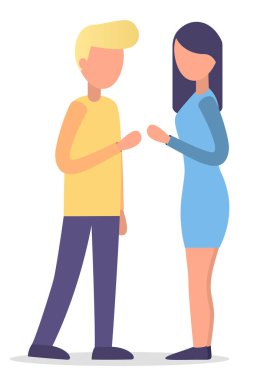 Erkek ve Kadın Konuşuyor, Karakterler Vector Konuşuyor