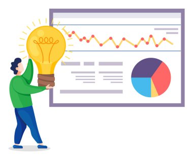 İşletme İnovasyon Yaratıcı Fikir Vektörü