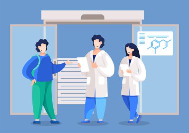 Doktorlar Stajyer Hastayla Konuşan Raporları Tutuyor