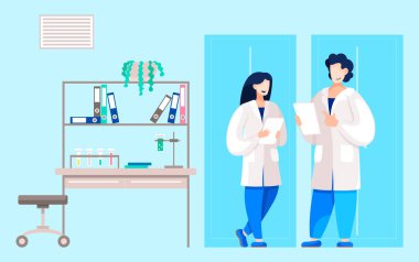 Araştırma Laboratuvarında Bilim Adamları veya Doktorlar