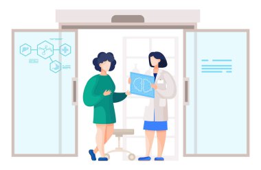 Doktor Hastaya veya Stajyere Ct Sonuçları Gösteriyor