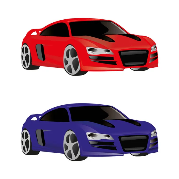 Ilustração Vetorial Sportcar Esportivo —  Vetores de Stock