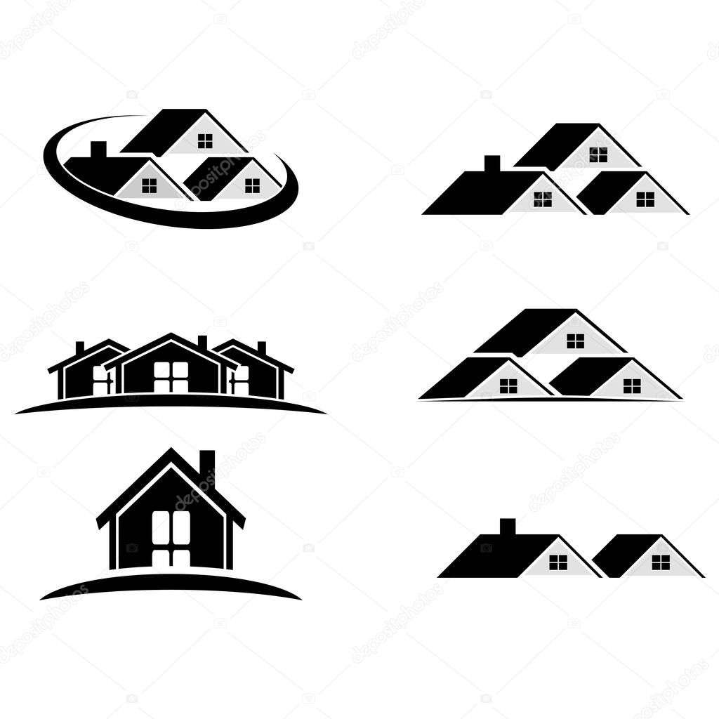 Vector illustration of home and building