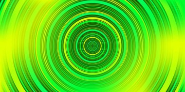 Canlı yeşiller ve sarı daireler arka planda. Vektör.