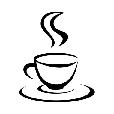 Güzel kahve fincanı. Vektör.