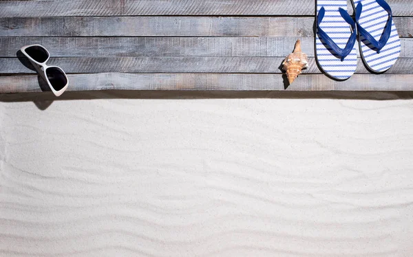 Férias de verão na praia — Fotografia de Stock