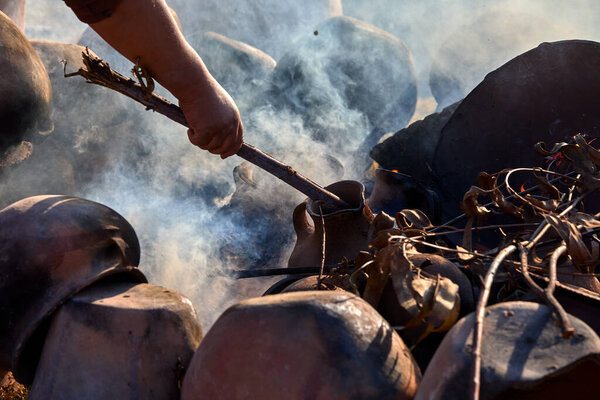 the firing process of clay pottery in Huancas brings earth to life. Each vessel, shaped by ancestral hands, hardens in the heat, transforming into a timeless symbol of tradition, resilience, and cultural heritage in Chachapoyas.