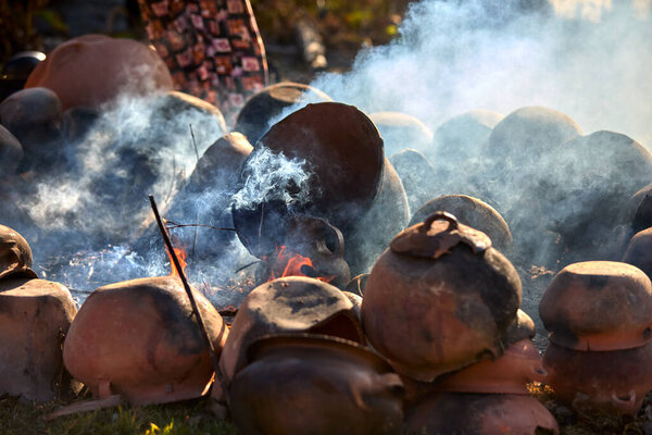 the firing process of clay pottery in Huancas brings earth to life. Each vessel, shaped by ancestral hands, hardens in the heat, transforming into a timeless symbol of tradition, resilience, and cultural heritage in Chachapoyas.
