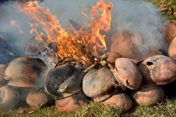 the firing process of clay pottery in Huancas brings earth to life. Each vessel, shaped by ancestral hands, hardens in the heat, transforming into a timeless symbol of tradition, resilience, and cultural heritage in Chachapoyas.