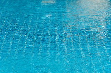 mavi soyut dalgalanma su yaz ile yüzme havuzunda dokulu