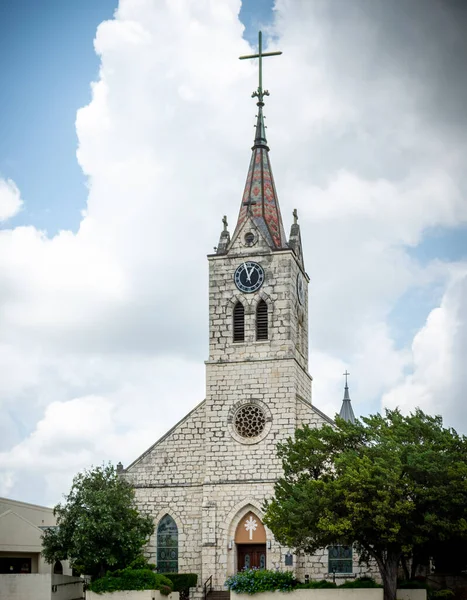 New Braunfels Texas États Unis Mai 2019 Église Catholique Peter — Photo