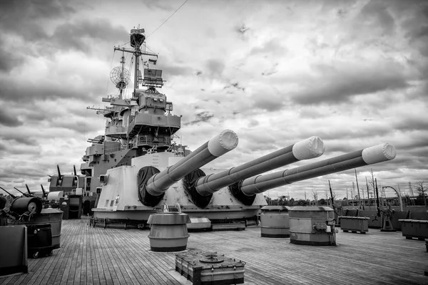 Wilmington North Carolina Usa Agosto 2019 Uss North Carolina — Foto Stock