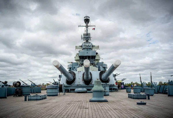 Wilmington North Carolina Usa Agosto 2019 Uss North Carolina — Foto Stock