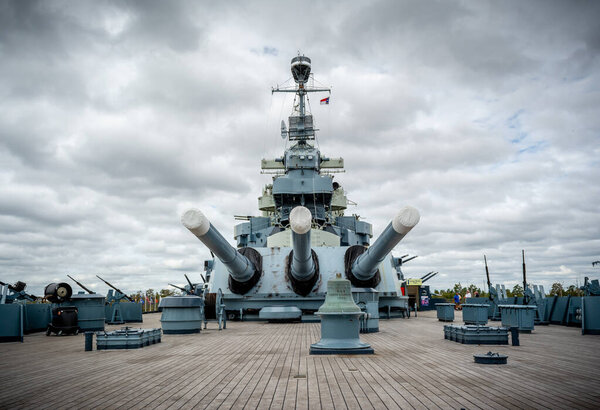 Wilmington North Carolina USA  August 5 2019 USS North Carolina BB 55