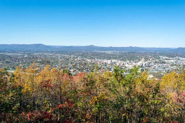 Roanoke Virginia Usa Novembre 2019 Roanoke Valley Overlook Roanoke Star — Photo