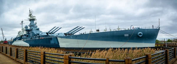 Wilmington North Carolina Usa Agosto 2019 Uss North Carolina — Foto Stock