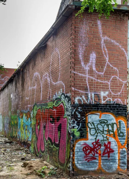 Raleigh North Carolina Usa July 2014 Norfolk Southern Train Yard — стокове фото