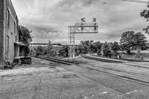 Raleigh Βόρεια Καρολίνα Ηπα Ιούλιος 2014 Norfolk Southern Train Yard — Φωτογραφία Αρχείου
