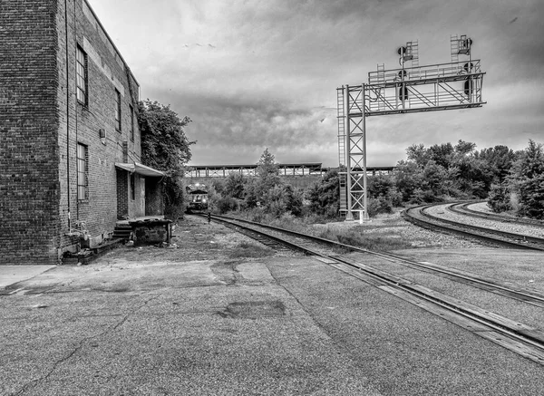 Raleigh North Carolina Usa 2014 Norfolk Southern Train Yard — 스톡 사진