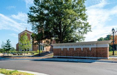 Raleigh Kuzey Carolina 20 Eylül 2017 İsa 'nın Kutsal Katedrali