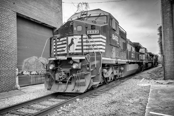 Raleigh North Carolina Usa Julio 2014 Norfolk Southern Train Yard — Foto de Stock
