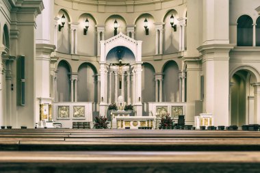 Raleigh Kuzey Carolina 20 Eylül 2017 İsa 'nın Kutsal Katedrali