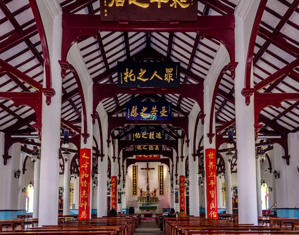 Suzhou China Februar 2012 Unsere Liebe Frau Der Sieben Leiden — Stockfoto