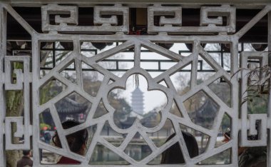 Suzhou Çin 15 Şubat 2012 Suzhou Bahçeleri