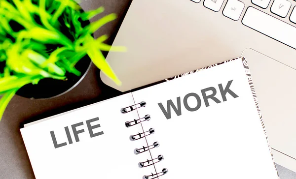 Text Som Skriver Life Work Begreppet Mening Genom Att Lägga — Stockfoto