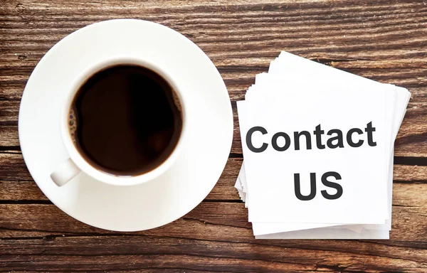 Word Writing Text Contact Business Concept Urgent Move Text White — Stock Photo, Image