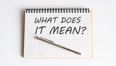 Not defterindeki el yazısı metni ne anlama geliyor? İş dünyası