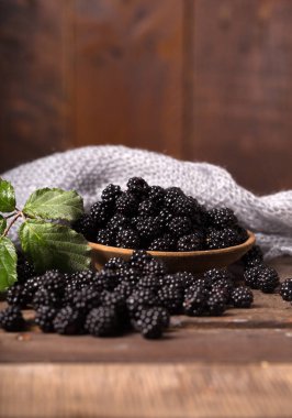 BlackBerry ile ahşap arka plan sayfa