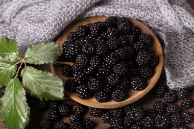 BlackBerry ile ahşap arka plan sayfa