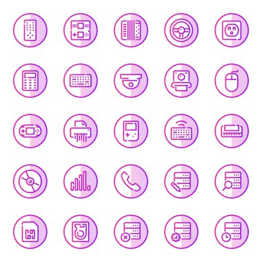 Aygıtlar için renk özeti simgeleri.