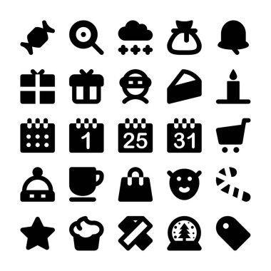 Noel için siyah sembol.