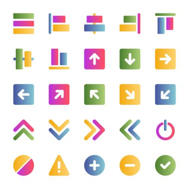 İşaret & sembolü için renk simgeleri.