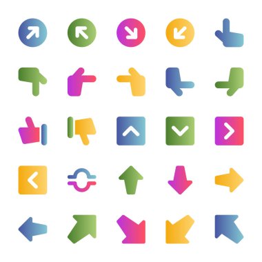 İşaret & sembolü için renk simgeleri.