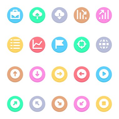 Kullanıcı arayüzü için daire rengi simgelerini çiz.