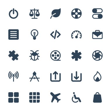 Web & mobil için simge simgeleri.