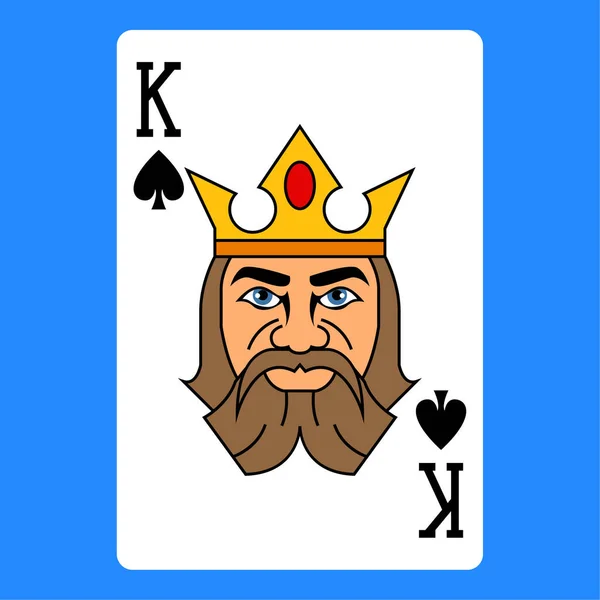 Płaska Ikona Koloru Karty Pokerowej — Wektor stockowy
