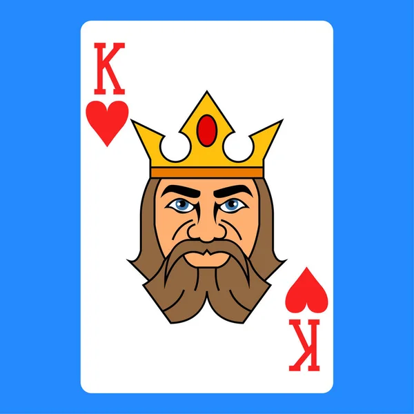 Значок Плоского Цвета Покерной Карты — стоковый вектор