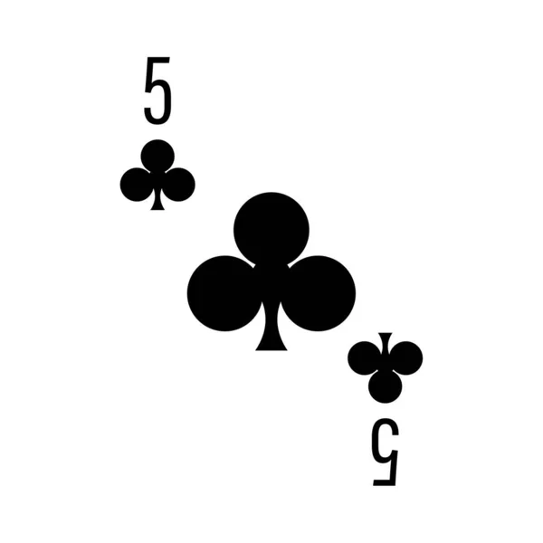 Icône Couleur Plate Pour Carte Poker — Image vectorielle