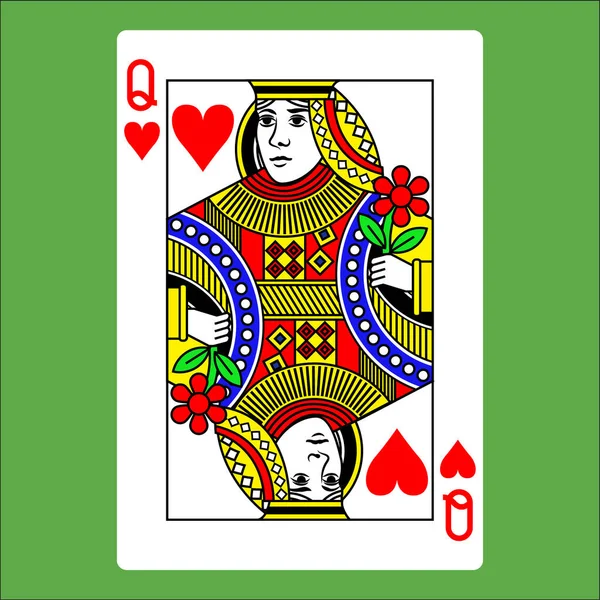 Poker kartı için düz renk simgesi.